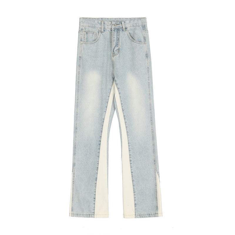 Retro Loose Straight Flared Jeans - European & American Style