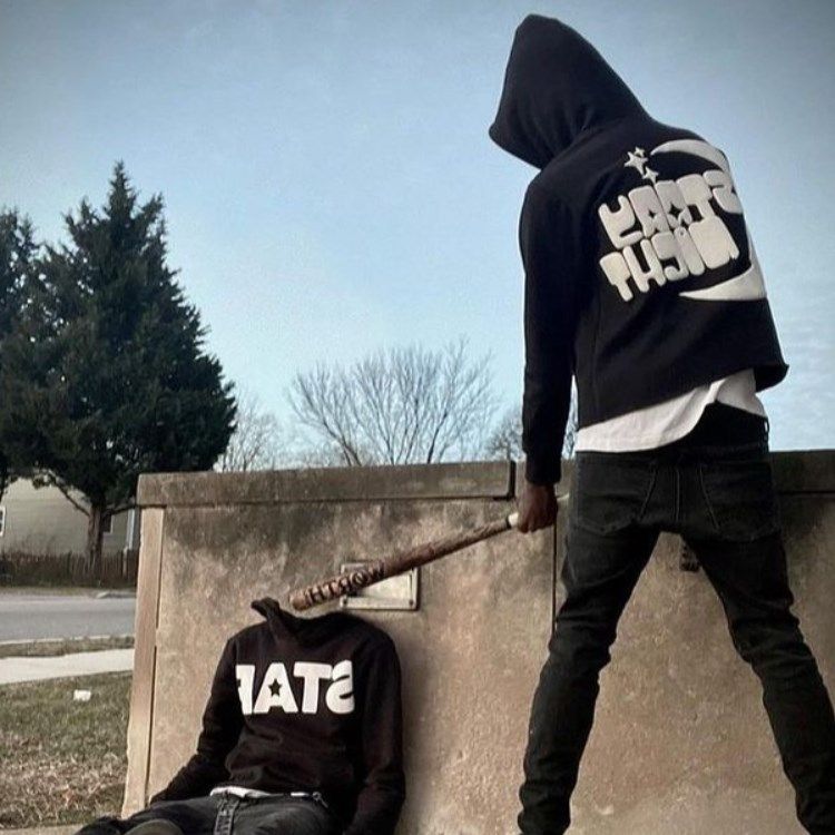 Hoodie Estampado Estrella Streetwear - MDS StreetWord