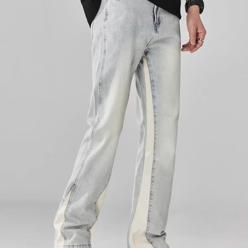 Retro Loose Straight Flared Jeans - European & American Style