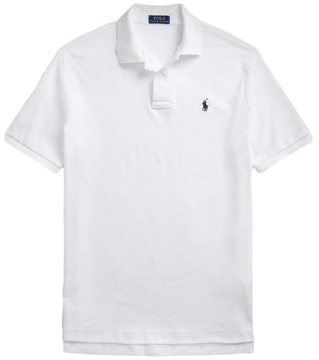POLO RALPH LAUREN Mens Big & Tall Short Sleeve Soft Touch Polo Shirt (2X Big White)