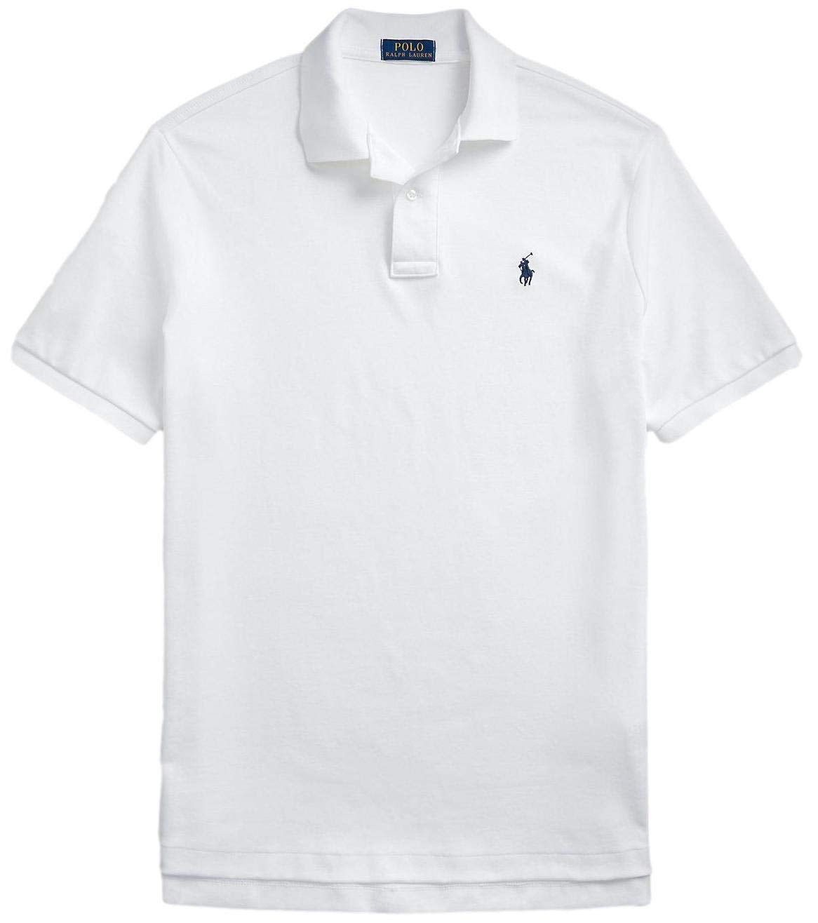 POLO RALPH LAUREN Mens Big & Tall Short Sleeve Soft Touch Polo Shirt (2X Big White)