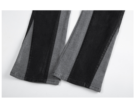 Jeans Acampanados con Costuras en Contraste - MDS StreetWord