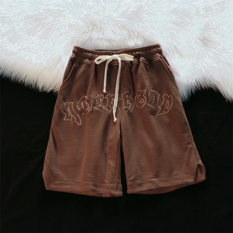 Retro Street Style Casual Shorts for Men