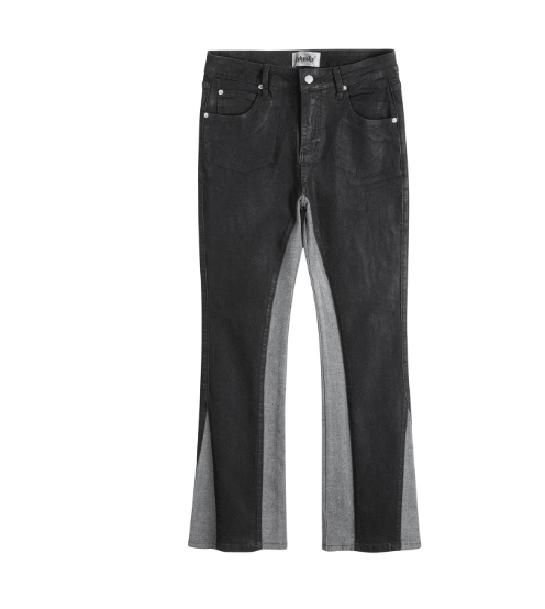 Jeans Acampanados con Costuras en Contraste - MDS StreetWord